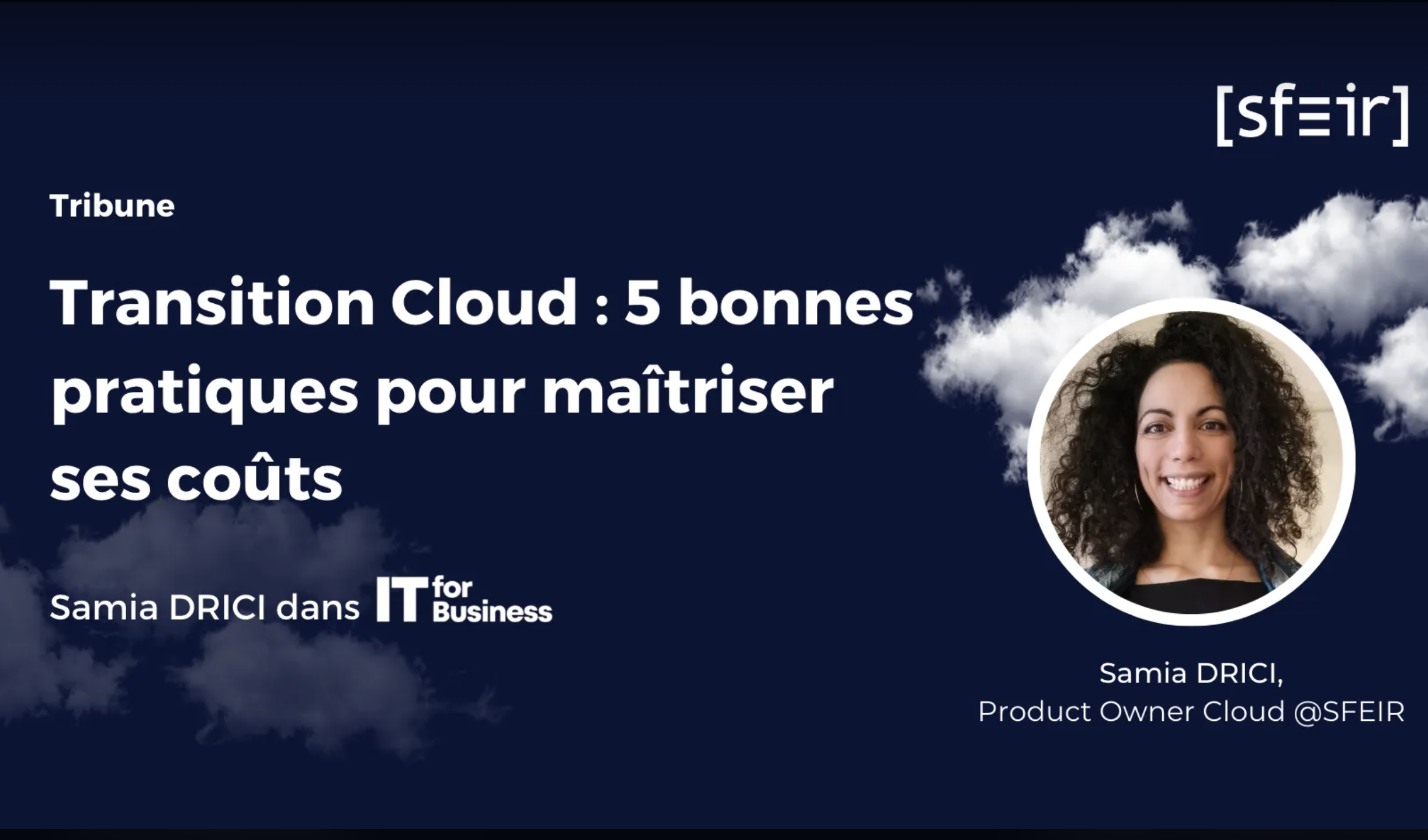 Samia DRICI dans IT For Business